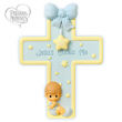 G0014PM - Precious Moments "Jesus Loves Me" Baby Boy Wall Cross