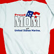 5987X - Proud Military Sweatshirt