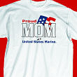 3987X - Proud Military T-shirt