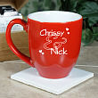 Couples Personalized Two-Toned Coffee Mug