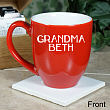 You Are Loved Two-Sided Personalized Two-Toned Coffee Mug