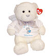 8415733 - First Communion ©Ty Inc. "Celeste" Personalized Plush White Angel Teddy Bear