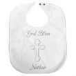 815808 - God Bless...Personalized Christening Baby Bib