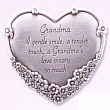 62008 - Grandma Heart Plaque 