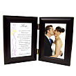 915776 - Love is... Wedding Black Bi-Fold Personalized Picture Frame