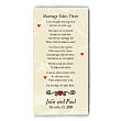 9120813 - Marriage Takes Three Personalized Wall Canvas