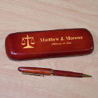 Lawyer Rosewood Pen Set 727070