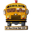 School Bus Ornament 84673