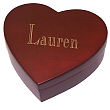8509220 - Single Name Heart Jewelry Box