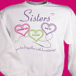 Sisters Heartstrings Personalized Sweatshirt 5173X