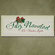 Lona de la pared de la Feliz Navidad