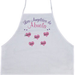 Angelitos de mi Corazon Delantal Personalizado