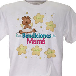 Bendiciones Camiseta o Playera personalizada