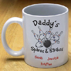 Spares and Strikes Personalized Coffee Mug