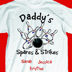 Spares Strikes Bowling T-Shirt