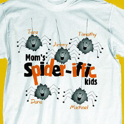 Spideriffic Personalized Halloween T-Shirt