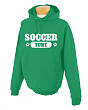Personalized Soccer Hooded Youth Sweatshirt
