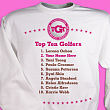 Personalized Top Ten Ladies Golf  Sweatshirt 52696X