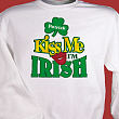 52149X - Kiss Me I'm Irish Sweatshirt 