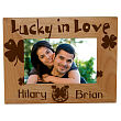 921461 - Lucky in Love Personalized Wood Picture Frame
