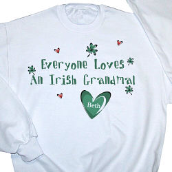 Everyone Loves... Personalized Irish Sweatshirt
