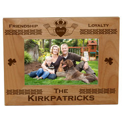 Friendship Love Loyalty Personalized Wood Picture Frame