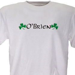 Irish Name Personalized T-Shirt 