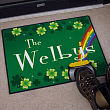 83121437 - Irish Rainbow Welcome Personalized Doormat