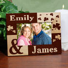 Just the Two of Us Irish Personalized Wood Picture Frame