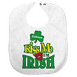 Kiss Me I'm Irish Personalized Baby Bib 821498
