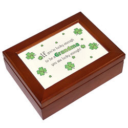 Lucky Enough Irish Keepsake Box