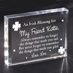 Made You Glad Irish Blessing Keepsake