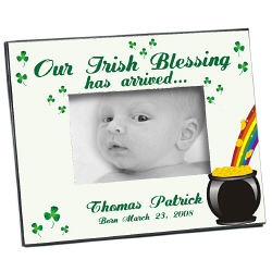 Our Irish Blessing Personalized Picture Frame