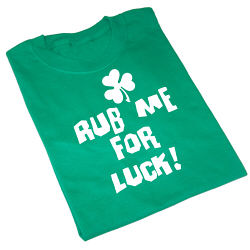 Personalized Rub me for luck T-shirt