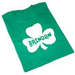 Personalized Shamrock Name Green T-shirt