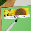 Sunflowers Personalized Photo Address Labels