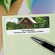 Birdhouse Personalized Photo Address Labels 116850