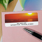 Sunset Personalized Photo Address Labels
