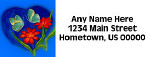 116650 - Butterfly Heart Address Labels