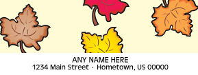Falling Leaves Address Labels