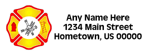 Firefighter Address Labels