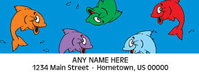 Fishin' Address Labels
