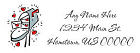116600 - Heart Mailbox Address Labels