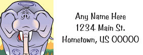 It's A Jungle Out There Address Labels