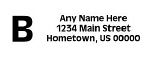 116560 - My Initial Address Labels