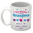 216400 - Our Hearts Personalized valentines Coffee Mug