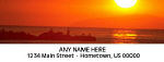 116860 - Sunset Personalized Photo Address Labels