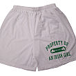 9612151X - Property of My Irish Men's White Personalized Mesh Shorts 