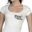 Lucky Charm Personalized Ladies Baby Tee B32649X