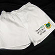 962153X - Get Lucky Men's White Irish Personalized Boxer Shorts